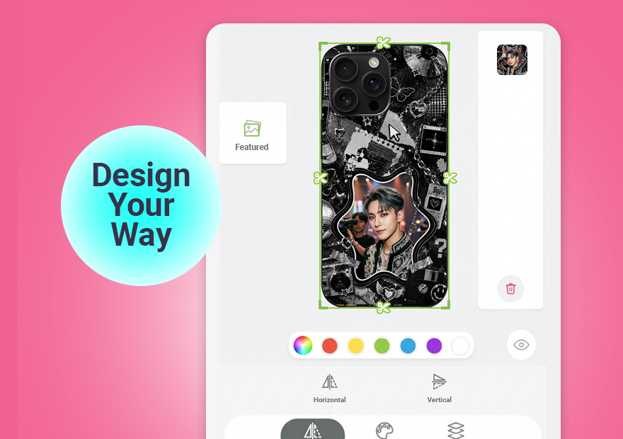 Design it your way — upload your photo